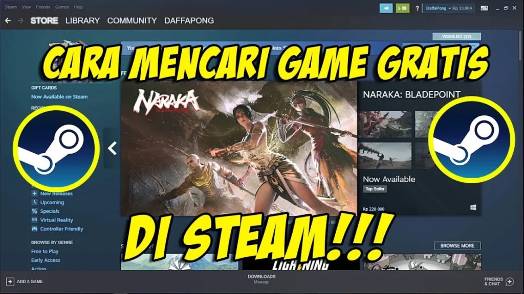 Bagaimana Cara Menemukan Game Ini di Steam?