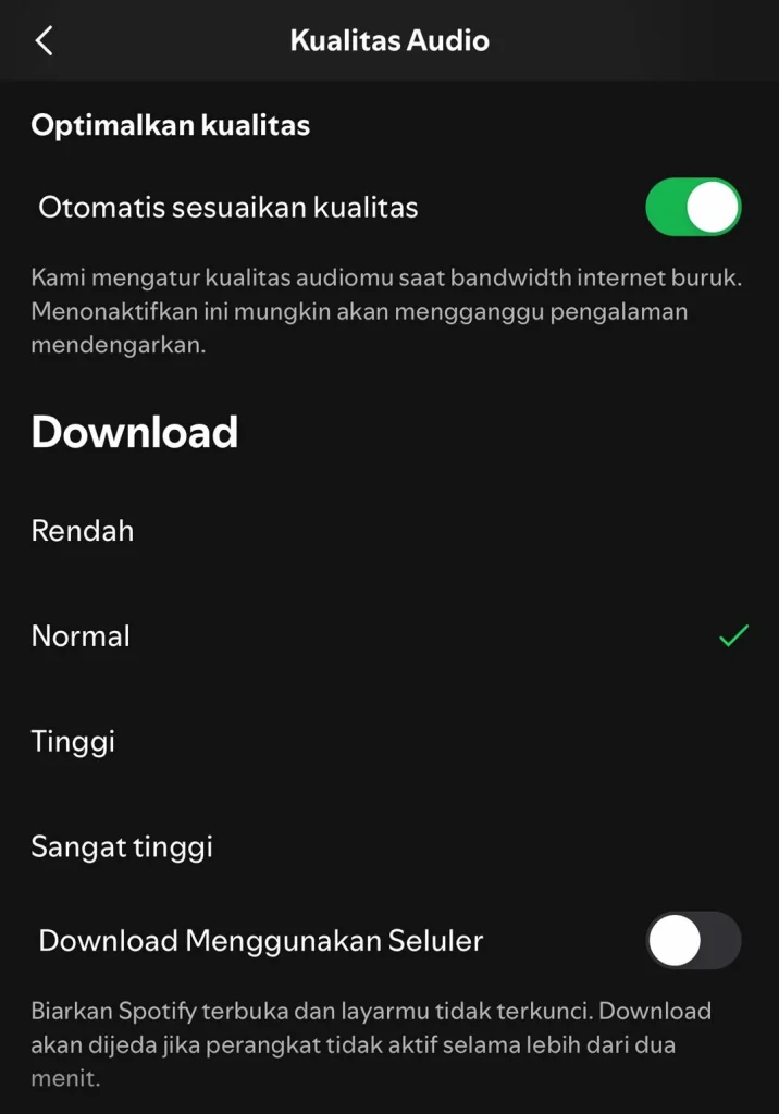 Bagaimana cara menilai kualitas audio pada layanan streaming gratis?