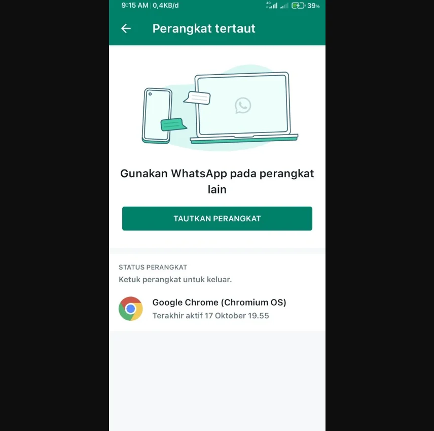 Cara cek ketersediaan username di WhatsApp beta