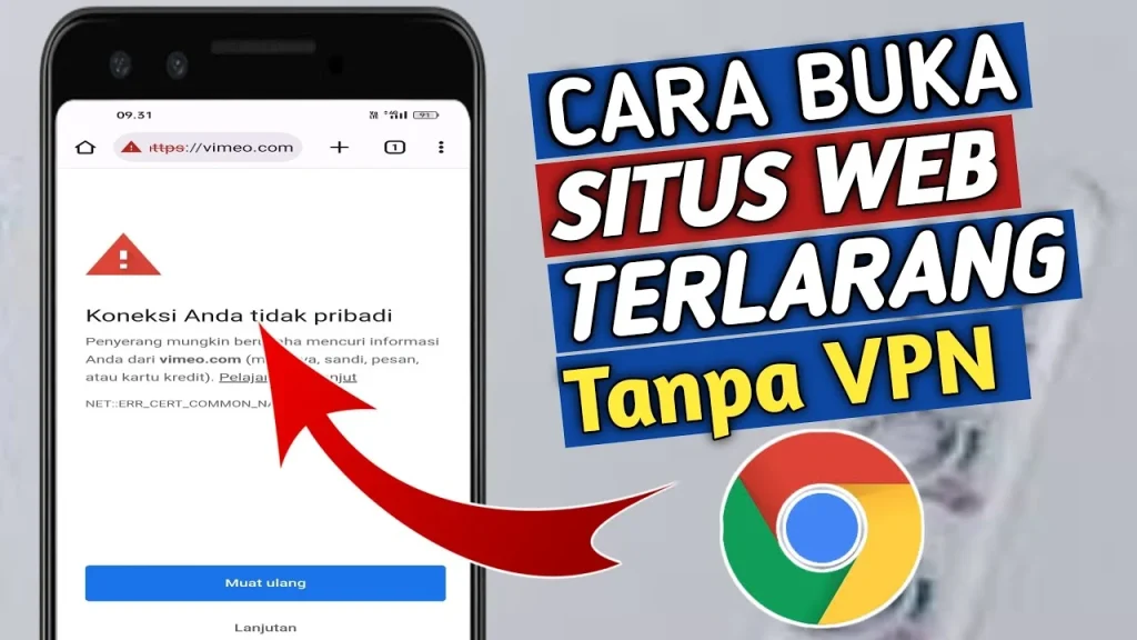 cara mengatasi situs terblokir di Chrome 2025 dengan DNS alternatif