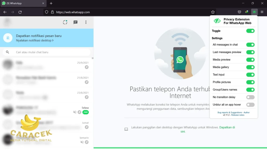 Cara mengoptimalkan privasi saat memakai username di WhatsApp beta