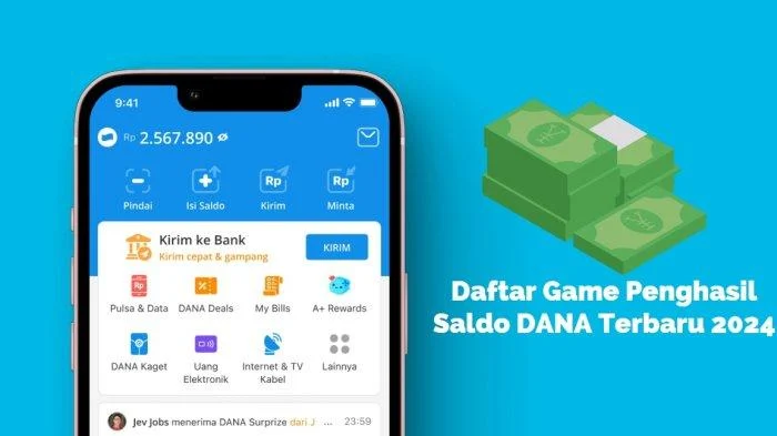 Daftar Game Penghasil Saldo DANA Tanpa Batas yang Populer di 2024