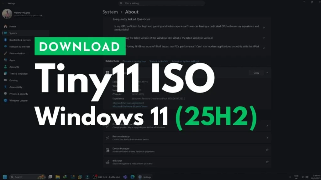 download Tiny11 gratis – Langkah-langkah Praktis