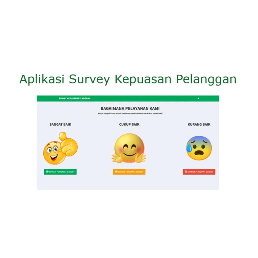 Kekurangan Aplikasi Survey
