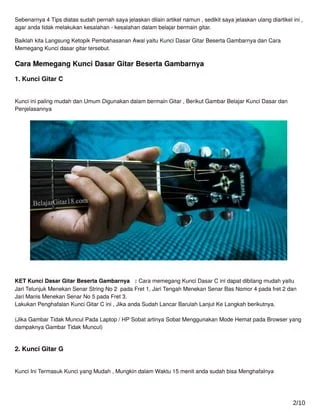 Kesalahan Umum Saat Menggunakan Kunci Gitar Lagu Indonesia 2023 dan Cara Menghindarinya