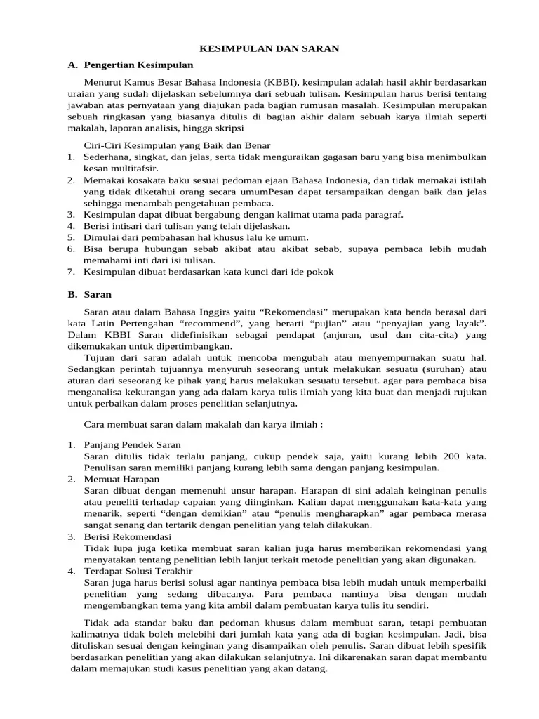 Kesimpulan akhir dan langkah selanjutnya