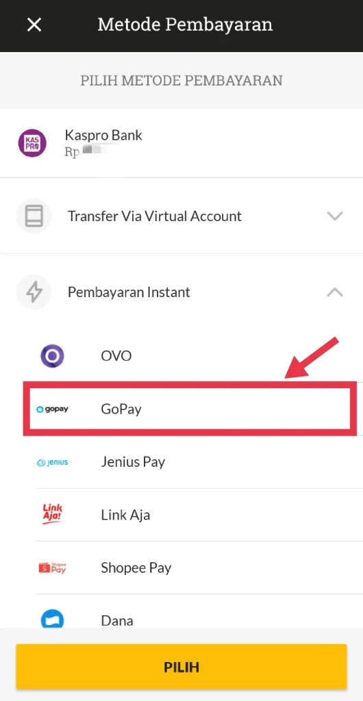 Langkah lanjutan: Menghubungkan aplikasi ke akun pembayaran