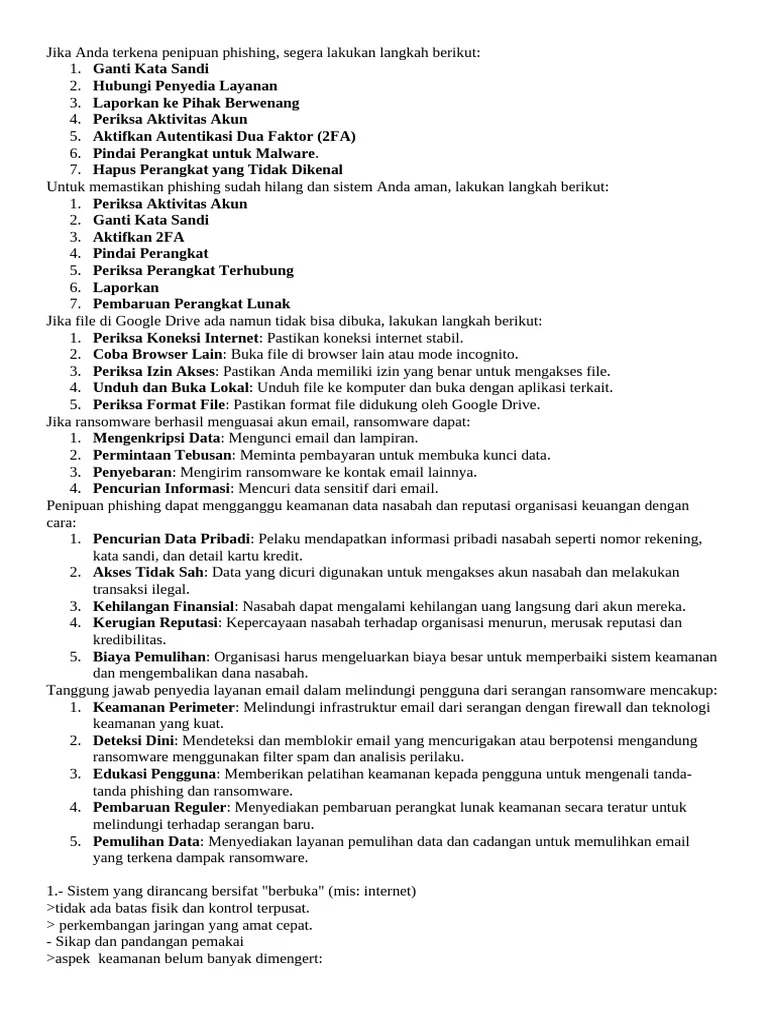 Langkah Penanganan Jika Sudah Terlanjur Terkena Penipuan