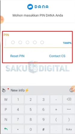 Langkah Penarikan Saldo ke DANA