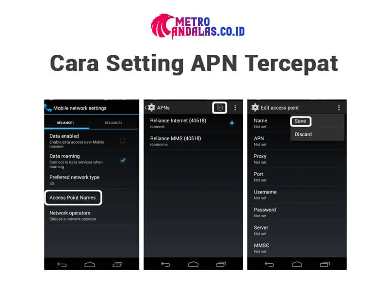 Optimasi pengaturan APN untuk Indosat 4G