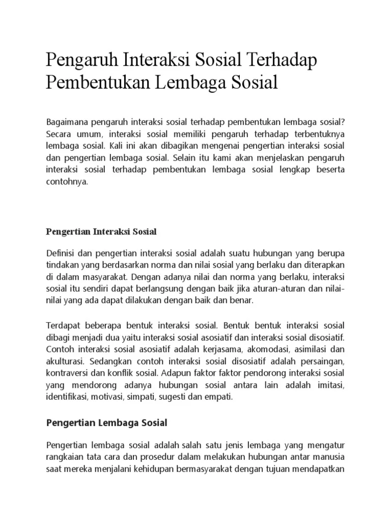 Pengaruh Username Terhadap Interaksi Sosial