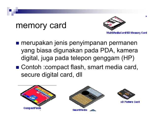 Pengelolaan Memori dan Penyimpanan