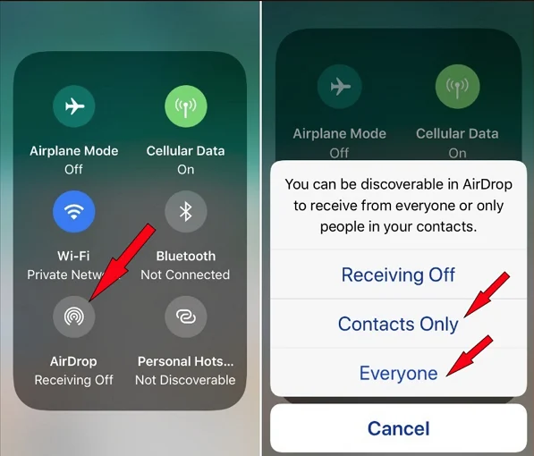 Penggunaan AirDrop pada Galaxy lama dalam situasi sehari‑hari