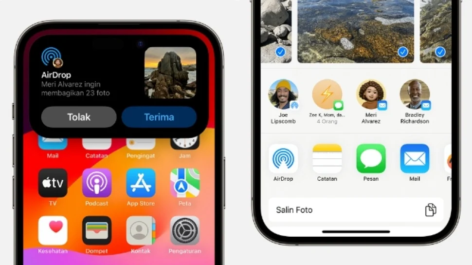 Perbandingan AirDrop dengan alternatif lain pada Galaxy lama