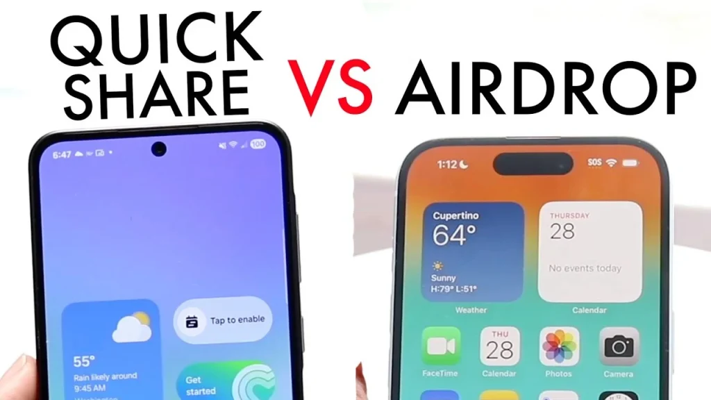 Perbandingan: AirDrop vs Quick Share vs Bluetooth