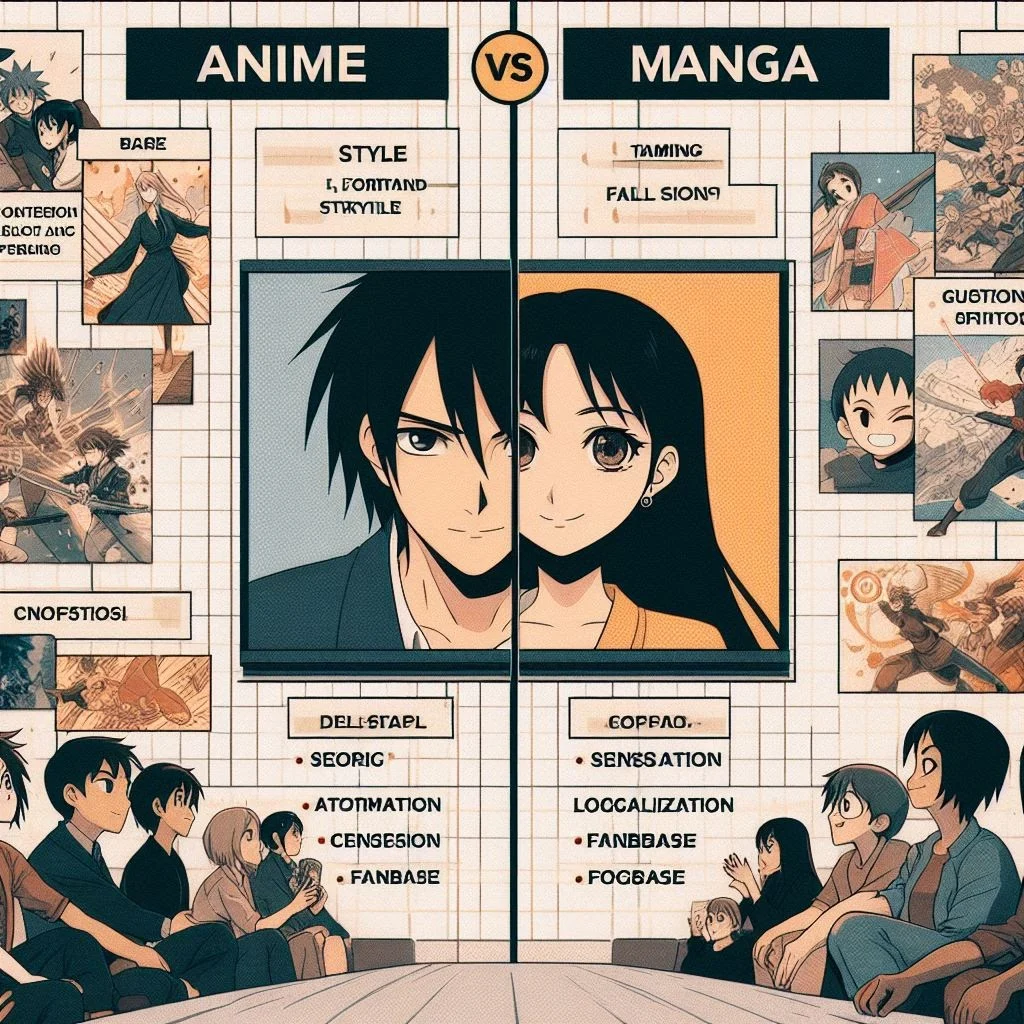Perbandingan antara Anime Populer dan Anime Kurang Populer