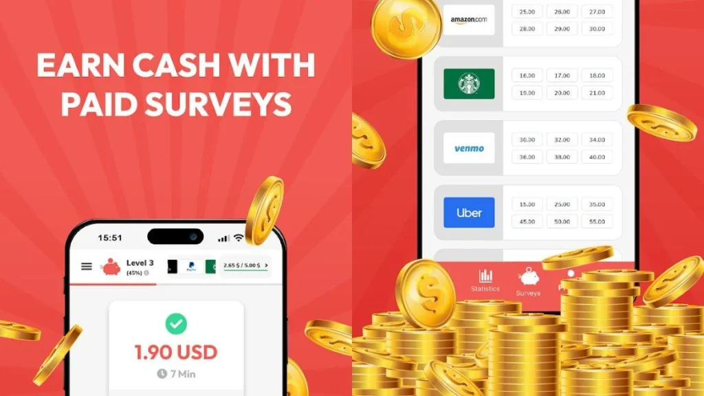Perbandingan Antara Aplikasi Survei dan Aplikasi Cashback