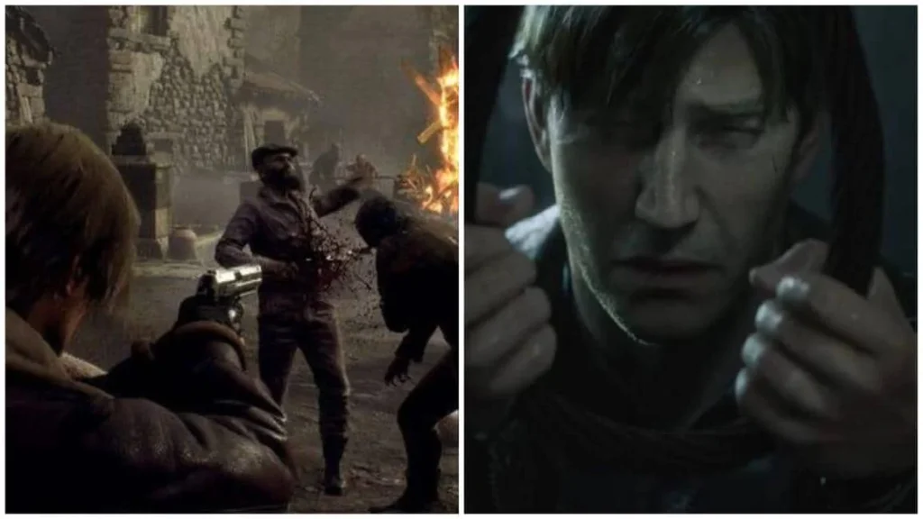 Perbandingan antara gameplay Resident Evil dan sinematografi tradisional