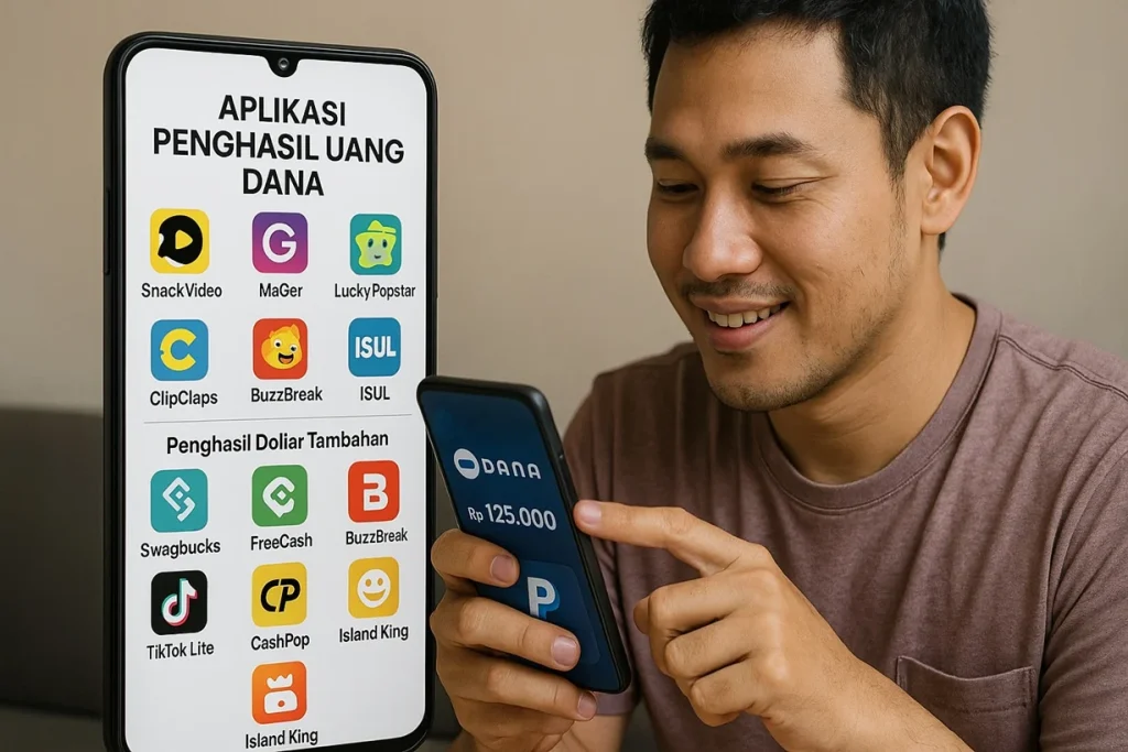 Perbandingan aplikasi penghasil dana terpopuler