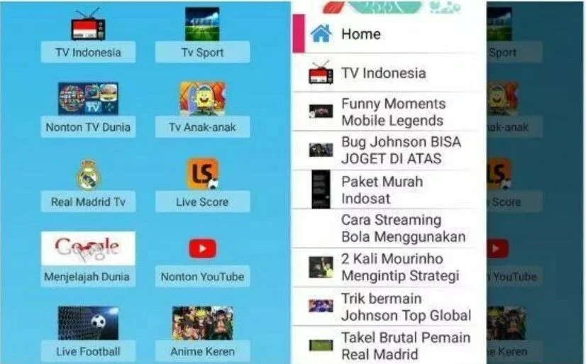 Perbandingan Aplikasi TV Online Gratis Populer