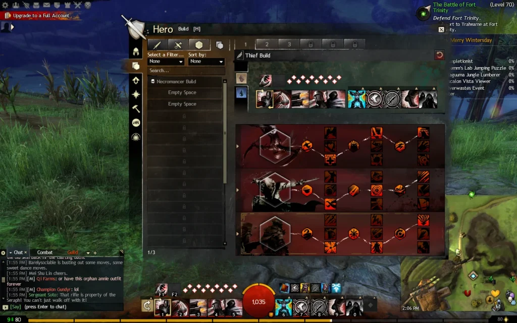 Perbandingan Build Populer: Warrior‑Hunter vs. Warrior‑Thief