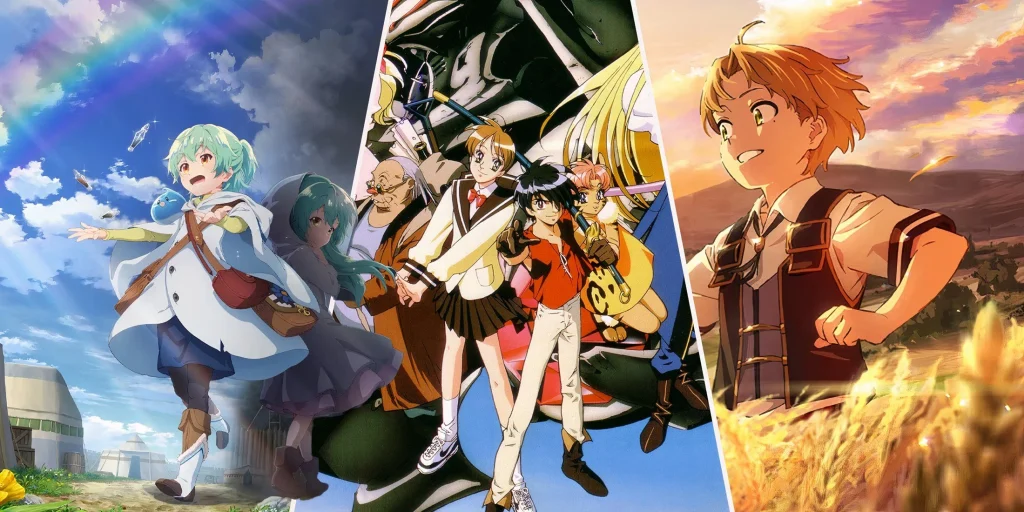 Perbandingan dengan anime isekai overpowered