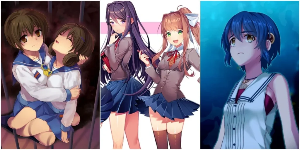 Perbandingan Doki Doki Literature Club dengan Game Visual Novel Lain