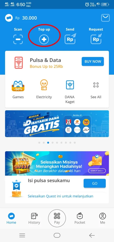 Perbandingan: Rich APK vs metode top up lain