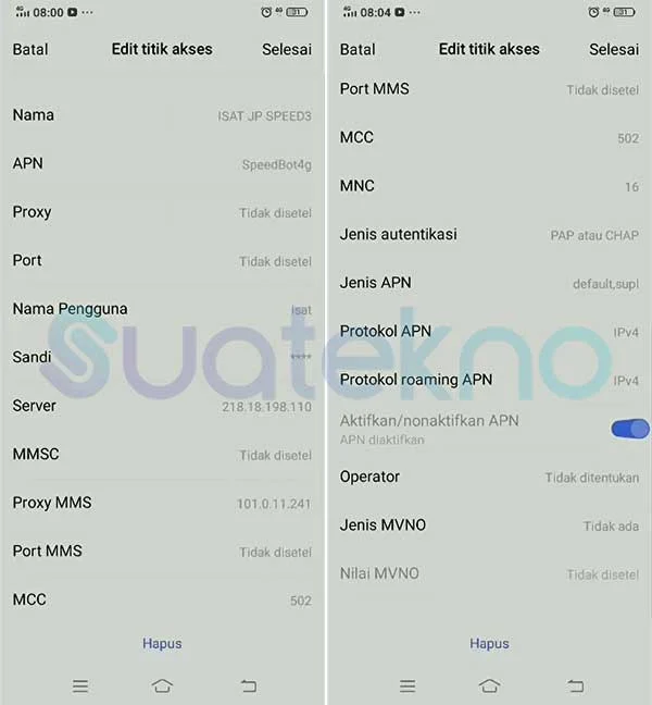 Perbandingan: Setting APN Indosat 4G vs 5G di Android