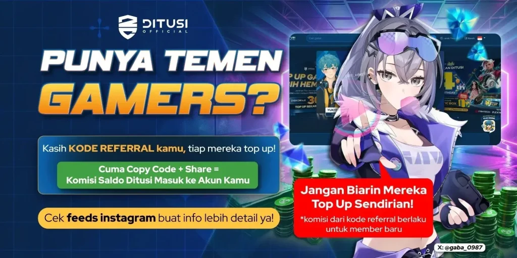 Tips Cepat Dapatkan Pulsa Gratis di Game Mobile Lewat Program Referral
