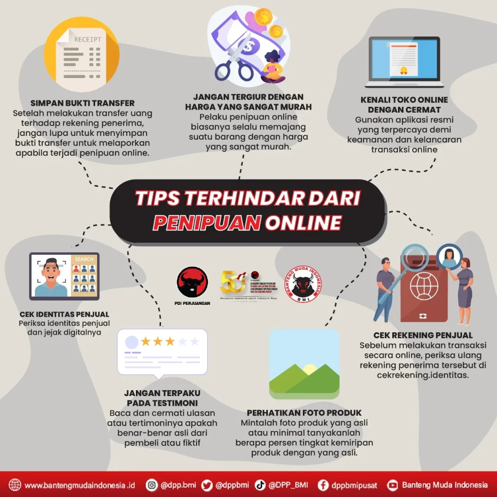 Tips menghindari penipuan dan menjaga keamanan akun