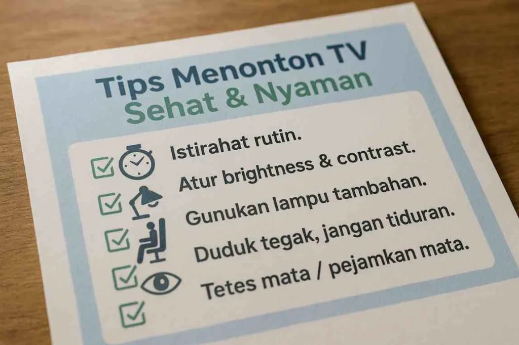 Tips Praktis Agar Pengalaman Menonton Lebih Nyaman
