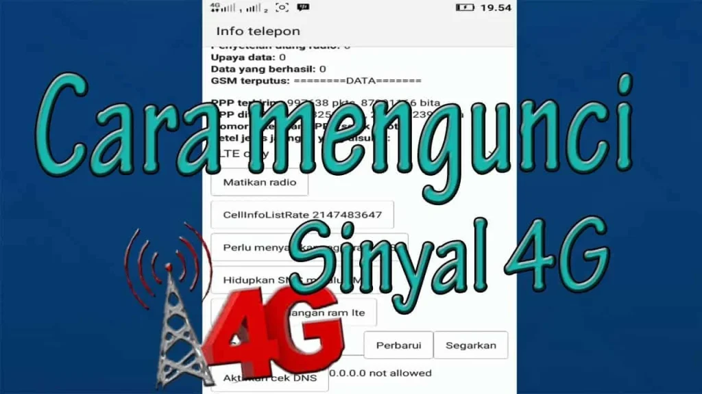 Tips tambahan untuk meningkatkan sinyal Indosat 4G di Android